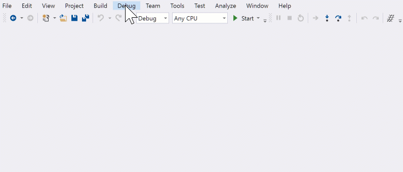 FunctionBreakpoint in vs