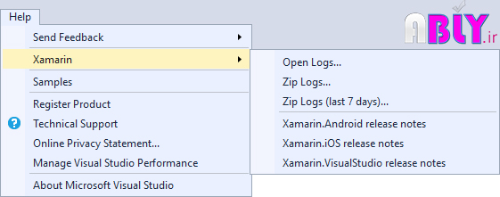 andriod-xamarin-menu-item