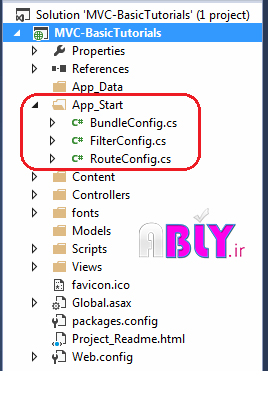 appstart folder in mvc