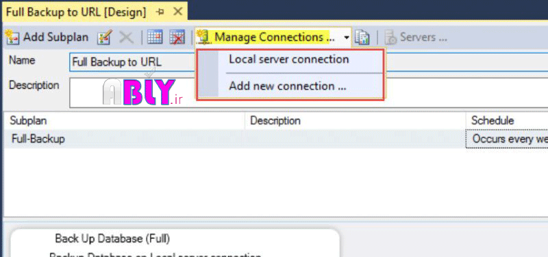 maintenance plans in sql