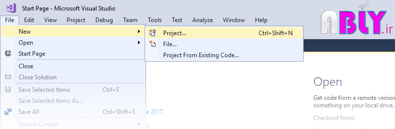 new-project-xamarin-android