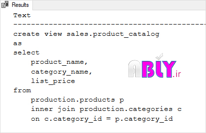 معرفی کامل sql server views